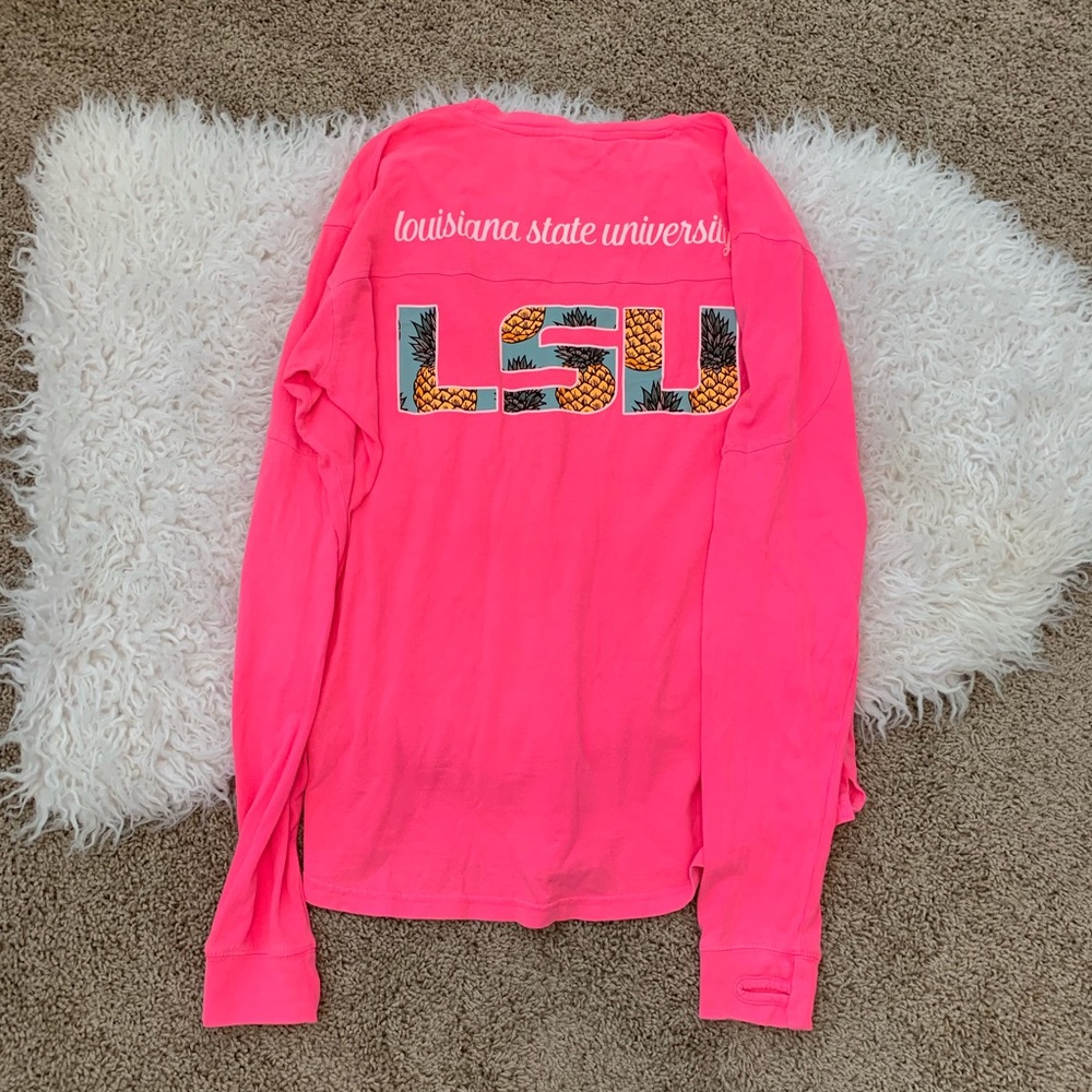 NWT Small LSU Spirit Jersey Pineapple Design